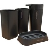 Dekordom set za kupatilo basic 1/4 - black - N11 Cene