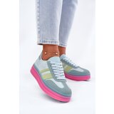 Boto Low Platform Sneakers Blue Ovivene | shoptok.hr