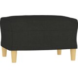  4-dijelni set sofa s jastucima crni od tkanine | shoptok.hr