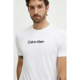 Calvin Klein Bombažna kratka majica moška, bela barva, K10K113118