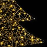 vidaXL Božično drevo med 120 LED Toplo bela 120 cm Ratan | Shoptok.si