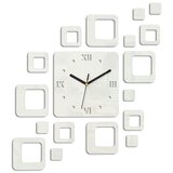  Zidni satovi ROMAN WHITE HMCNH010-white (moderni zidni sat) | shoptok.hr