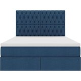  Krevet s od storage s madracem Plava 140 x 200 cm Lažna koža | shoptok.hr