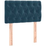 Box spring krevet s madracem tamnoplavi 80 x 200 cm baršunasti | shoptok.hr