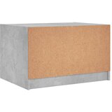  Stolić za kavu sa staklenim vratima boja betona 68x50x42 cm | Eponuda.com