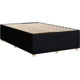  Krevet box spring s madracem crni 120 x 190 cm od tkanine | shoptok.hr