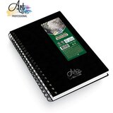 Artline Spiralni blok za skiciranje A5 tvrd povez 60L 110gsm Extra white Cene