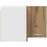 vidaXL Viseča omarica Riga Artisan hrast in bela 57 x 57 x 40 cm | Shoptok.si