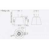 Elica easy ux IX/F/50 PRF0120354A Cene