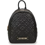 Love Moschino QUILTED BCKPCK Crna