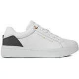 Tommy Hilfiger Superge Elevated Essential Court Sneaker FW0FW07635 Bela