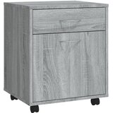 vidaXL omarica na kolesih siva sonoma 45x38x54 cm konstruiran les, (20601094) | Shoptok.si