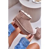 Boto Fashionable Low Suede Snow Boots Khaki Nucca | ePonuda.com