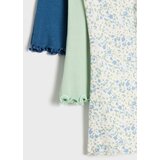 Sinsay Pamučne flare tajice 3 pack | shoptok.hr