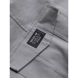 Ombre Men's pants with cargo pockets and leg hem - grey | shoptok.hr
