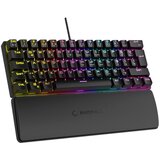 Rampage tipkovnica - PLOWER K60 Black US (žična, mehanska, modro stikalo, angleška, črna, RGB LED) | Shoptok.si