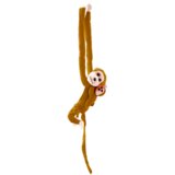 Plišana igračka majmun s bebom 90 cm - tamno smeđa | shoptok.hr