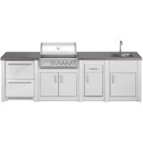 Grandpro Letna kuhinja 310 ALU Series - Bela + Crossray 4 [SWCR3SFDD1] | Shoptok.si
