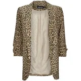 Jakne & Blazerji PCBOSS 3/4 PRINTED BLAZER Večbarvna