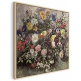  Slika - Eugène Delacroix – Bouquet of Flowers 60x60 U prirodnom drvenom okviru | shoptok.hr