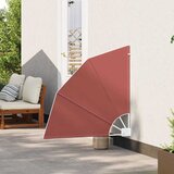  Zaslon za privatnost na balkonu 115 x 115 cm Poliester Terakota | shoptok.hr