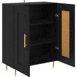  Kreveta Crni hrast 69,5 x 34 x 90 cm Obrađeno drvo i čelik Slike