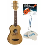 Luna UKE-BAMBOO-S SET Soprano ukulele Natural