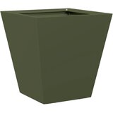  Vrtna sadilica maslinastozelena 30x30x30 cm čelična | Eponuda.com