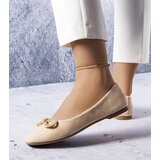 Gemre Beige ballerinas with a bow Gaillou | shoptok.hr