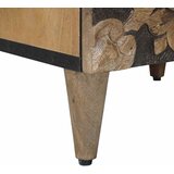  Noćni ormar 2 pcs Smeđa 40 x 33,5 x 46 cm Čvrsto drvo manga | shoptok.hr