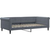  Dnevni krevet na razvlačenje i ladice tamnosivi 100 x 200 cm | shoptok.hr
