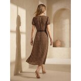 Sinsay Midi haljina s remenom u cvjetnom uzorku | shoptok.hr