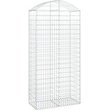  Gabionska košara s lukom 100x50x200/220 cm pocinčano željezo | shoptok.hr