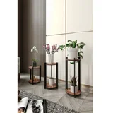 drveni stalak za cveće flower desk round