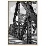  Slika - Bridge at Morning (1 Part) Vertical 80x120 U prirodnom drvenom okviru | shoptok.hr