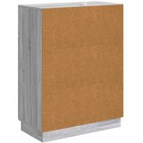  Kreveta Siva sonoma 66 x 34,5 x 87 cm Konstruirano drvo Slike