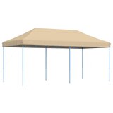 vidaXL Zložljivi pop-up šotor za zabave bež 580x292x315 m, (21206489) | Shoptok.si