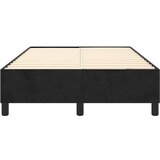  Za krevet s oprugama crni 120 x 200 cm baršunasti | shoptok.hr