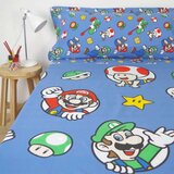 Nintendo Super Mario Bros Set Posteljine za Krevet 90cm | shoptok.hr