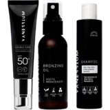 Vanessium Set Šampon za posle sunčanja 200ml, Bronzing oil - ulje za sunčanje 100ml, Krema za lice Hyaluron-om 50ml | ePonuda.com