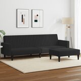 vidaXL 2-dijelni set sofa crni baršunasti Cijene