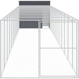  Kućica za pse s igralištem antracit 214 x 1273 x 181 cm čelična | shoptok.hr