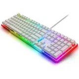 RK918 RGB gejmerska tastatura sa Rgb underglow rasvetom - Crveni Prekidač Bela