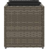  Vrtne sadilice s 3 posude 2 kom siva 105x30x32 cm od poliratana | shoptok.hr