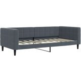  Dnevni krevet s pomoćnim ležajem i ladicama bez madraca tamno siva 90x190 cm | shoptok.hr