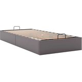 vidaXL Otomanski posteljni okvir brez vzmetnice siv 90x190 cm | Shoptok.si
