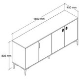 Hanah home konzola neva 4003 | Eponuda.com