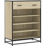 Maison Chic Omarica za obutev - Kopa za čevlje sonoma hrast 75x38x97,5 cm inž. les in kovina, (21777541) Cene