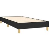 Box spring postelja z vzmetnico črna 80x200 cm blago, (20723472) | Shoptok.si