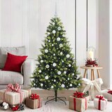vidaXL Umjetno rasklopivo božićno drvce 150 LED-a Zelena 150 cm | shoptok.hr